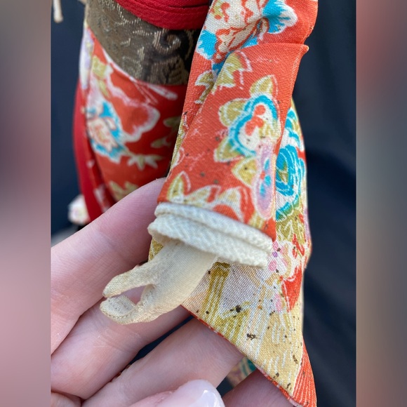 Japanese Nishi Geisha Doll Gorgeous Kimono Rare Vintage - Picture 12 of 14